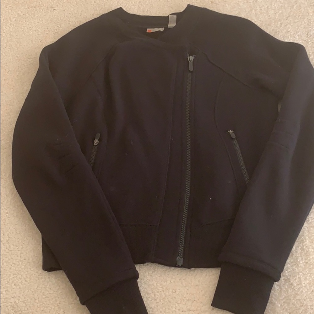 Zella moto sweat jacket
